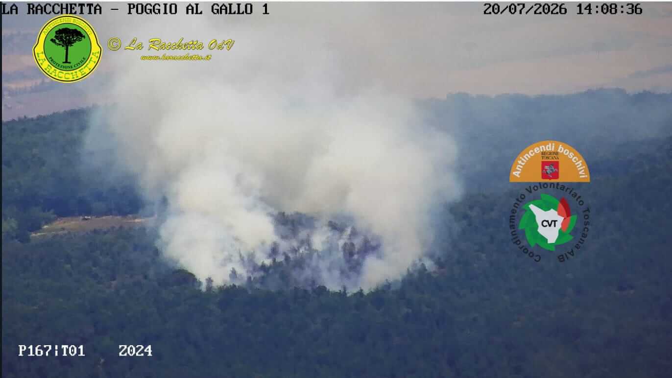 fiamme sospinte dal vento nella zona di bagnaia a sovicille da Corrieretoscano.it fiamme sospinte dal vento nella zona di bagnaia a sovicille