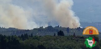 Giornata nera sul fronte incendi a Certaldo e nell’Empolese