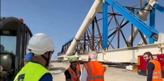 Via alle operazioni per il varo del nuovo ponte sull’Arno fra Capraia e Limite e Montelupo
