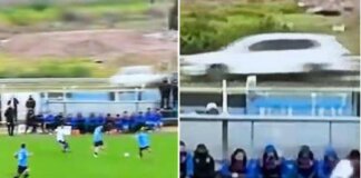 Fallo laterale, palla in autostrada e incidente: lo show del calcio in Uruguay