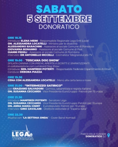 Lega Toscana Summer Fest, Crippa: "Con Salvini per festeggiare il governo più longevo della storia repubblicana"