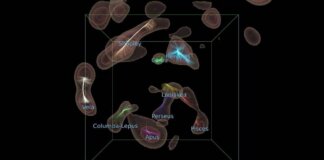 Mappata la struttura cosmica del Superammasso della Vela