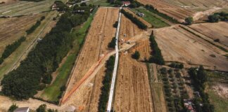Posati i primi 1800 metri della nuova condotta fognaria Pagnana – Cuoiodepur nel Basso Valdarno