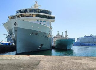Porto di Civitavecchia, concluso con successo primo rifornimento di Gnl a una nave da crociera