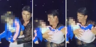 Sal Da Vinci nella bufera, abbraccia e bacia una bambina disabile durante il concerto: è polemica