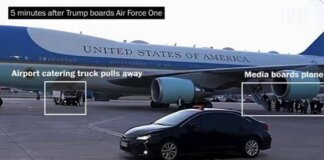 Trump e la falsa partenza sull’Air Force One, il depistaggio del tycoon contro la minaccia dell’Iran