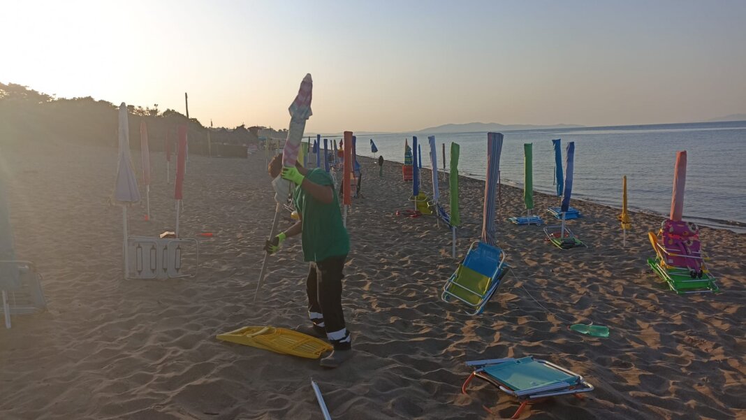 la spiaggia libera