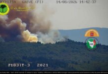 Fiamme di bosco a San Donato in Poggio: in azione l’antincendio boschivo
