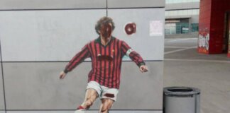 Baresi, a Milano vandalizzato il murales per il capitano del Milan