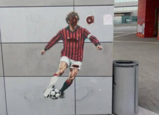 Baresi, a Milano vandalizzato il murales per il capitano del Milan