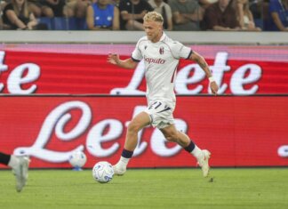 Bologna, infortunio muscolare per Odgaard