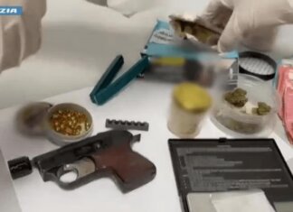 Catania, scoperto laboratorio di “armi fantasma” e droga: arrestato 27enne dalla polizia