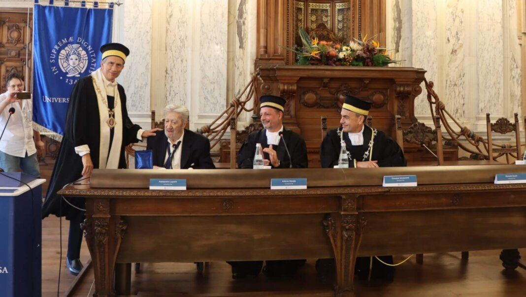 Cerimonia laurea honoris causa ad Alessandro Luporini