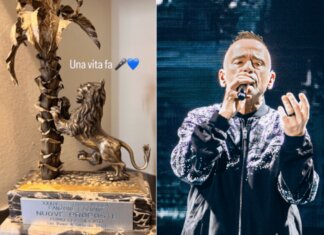 Eros Ramazzotti, la foto ‘amarcord’ del Sanremo 1984: “Una vita fa”