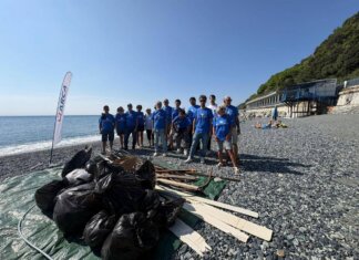 Fondazione Marevivo, arca Fondi e Bper Banca, pulizia tratto costa ligure recuperati 115 kg rifiuti