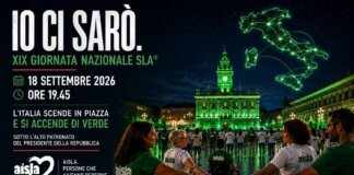 Giornata Sla, domani l’Italia si accende di verde