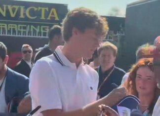Gp Monza, ecco Sinner: l’arrivo da superstar nel paddock F1