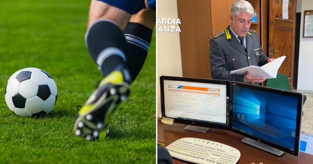 Squadra di calcio Viareggio controllo Guardia di Finanza