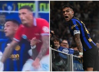 Inter-Napoli, veleni su Lautaro Martinez: andava espulso due volte?