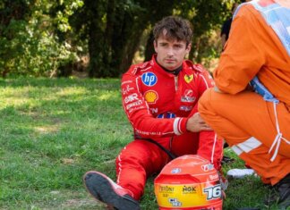 Leclerc dopo incidente Gp Monza: “Sto bene, ora è tutto ok”