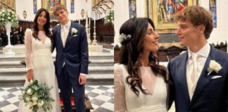 Giorgia Cardinaletti e Francesco Bechis hanno detto sì: le nozze a Fabriano e il look degli sposi