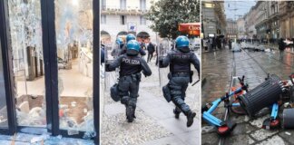 Guerriglia a Milano, assalto ai negozi e saccheggi: fermati 200 giovani. Meloni convoca riunione su ordine pubblico