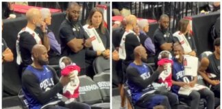 James gioca con una bambina: LeBron versione ‘babysitter’ in Nba