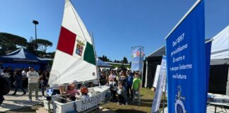 Lega Navale Italiana al Villaggio Difesa, al Circo Massimo in barca a vela sull’Optimist