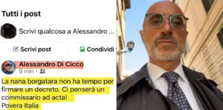 Magistrato attacca Meloni sui social: “Nana borgatara non ha tempo per firmare il decreto”