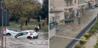 Maltempo, nubifragi e strade allagate da Napoli a Brindisi: allerta meteo arancione e scuole chiuse