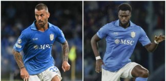 Napoli, infortuni per Spinazzola e Badiashile: emergenza in difesa