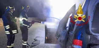 In fiamme un furgone carico di strumenti musicali sull’Aurelia