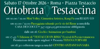Roma: al I Municipio torna l’Ottobrata Testaccina, giornata gratuita tra tradizione poesia, concerti e cena sociale