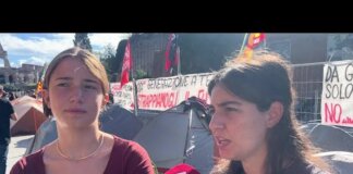 Sciopero generale a Roma, la notte in tenda dei manifestanti: “”Chiediamo risposte chiare su